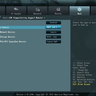 Boot Device Control